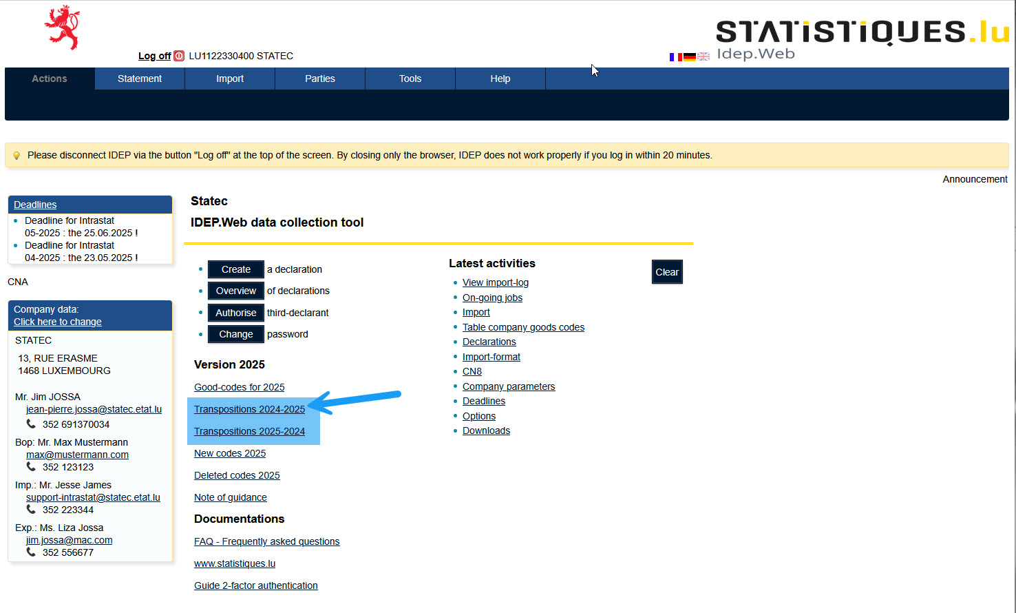 Nomenclature combinée NC8