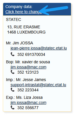 Page principal de Idep.Web