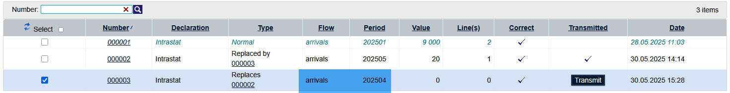 Page principal de Idep.Web