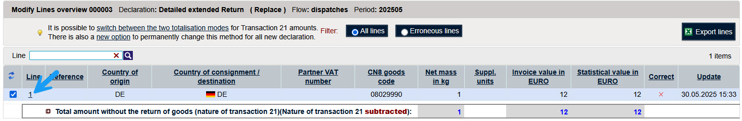 Page principal de Idep.Web