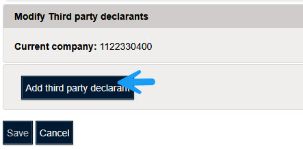 Ajouter tiers-déclarant