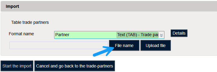 Table partenaires commerciaux