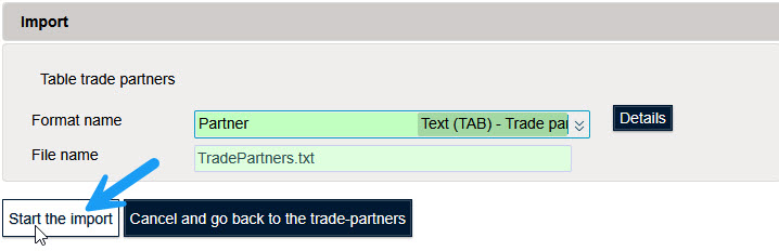 Table partenaires commerciaux