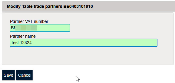 Table partenaires commerciaux