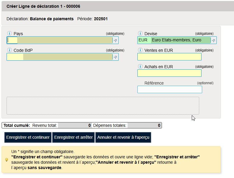 Balance de paiements