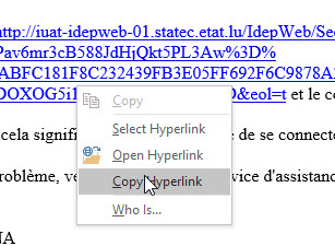 Ecran de connexion.