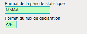Format d'importation