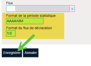 Format d'importation
