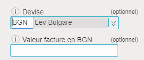 Montant facturé en devise