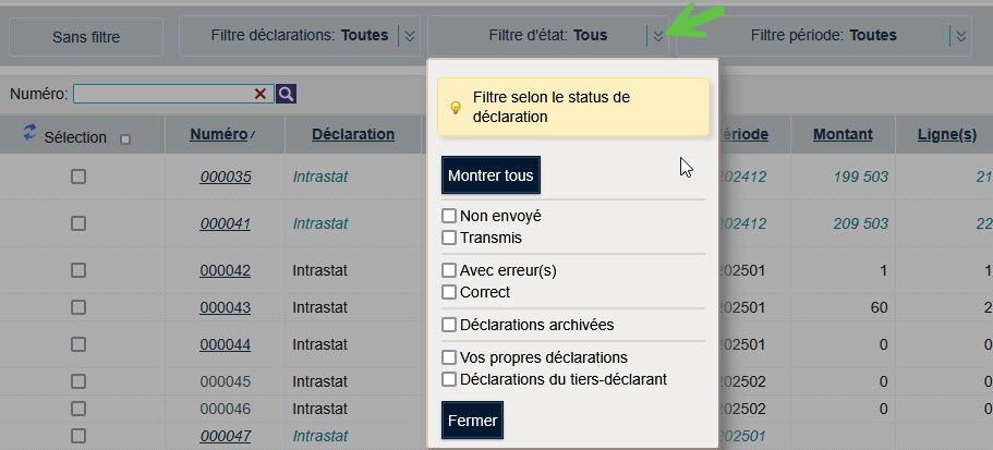 Page principal de Idep.Web