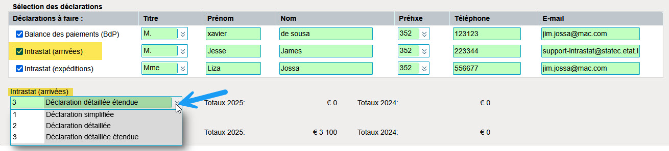 Page principal de Idep.Web