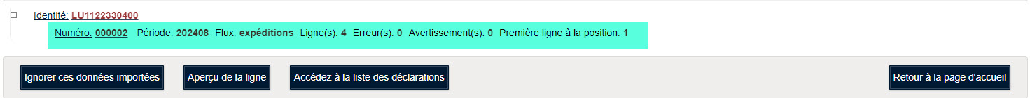 Import fichier
