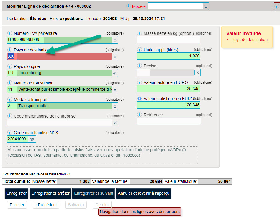 Import fichier
