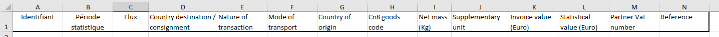 Exemple fichier Excel