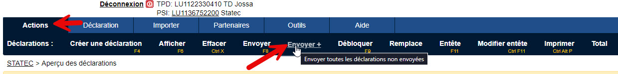 Import fichier