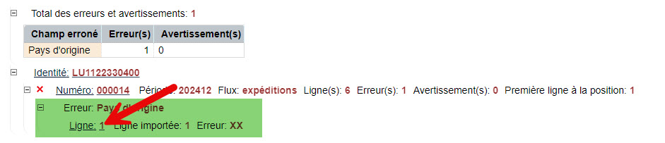Import fichier