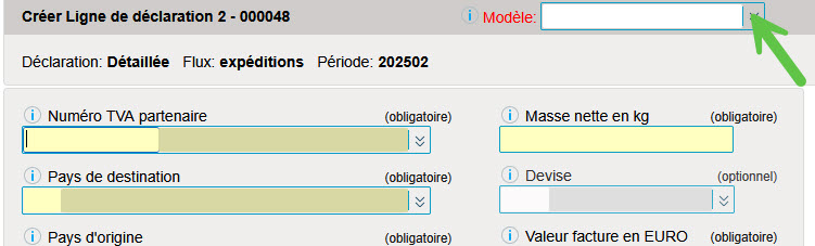 Ligne modèles