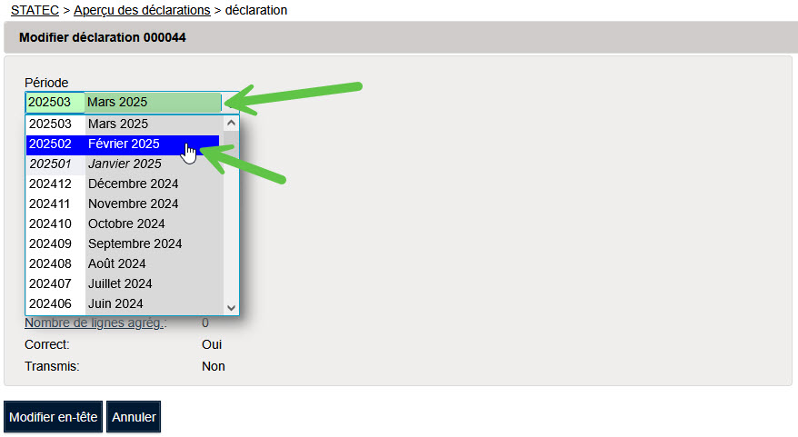 Page principal de Idep.Web