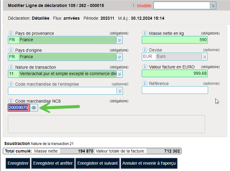 Import fichier