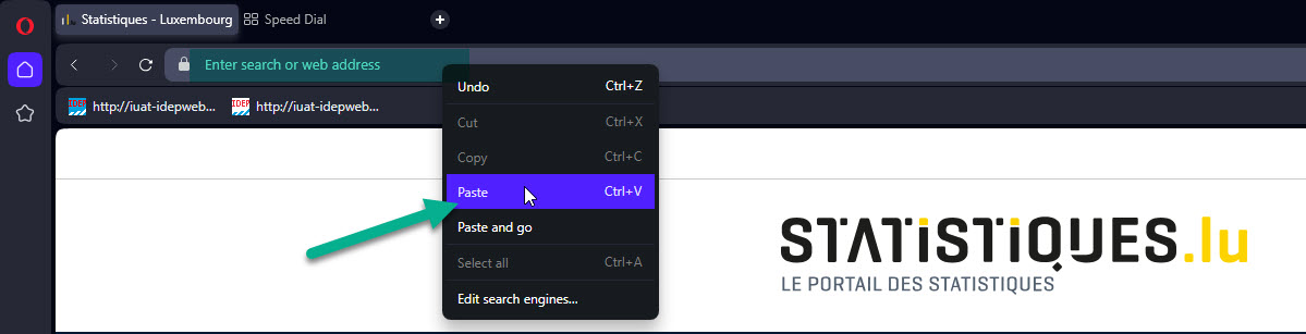 Ecran de connexion