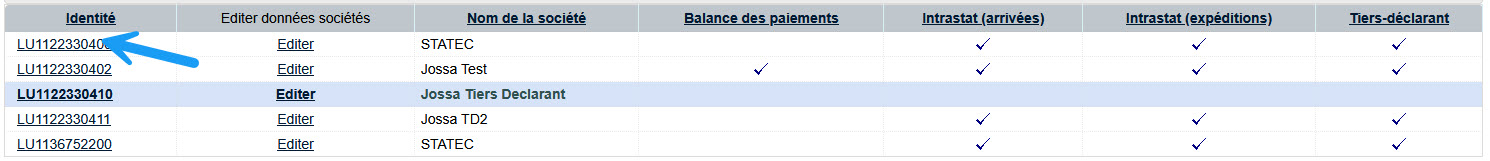 Paramètres TD