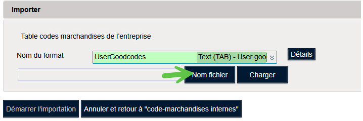 Table partenaires commerciaux