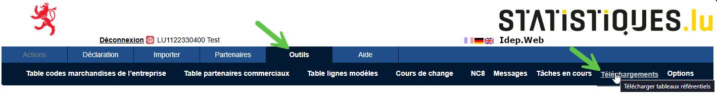 Tâches en cours